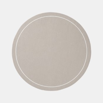 Chelsea Light Taupe And White  Outdoor Rug by Letsrendevoo at Zazzle