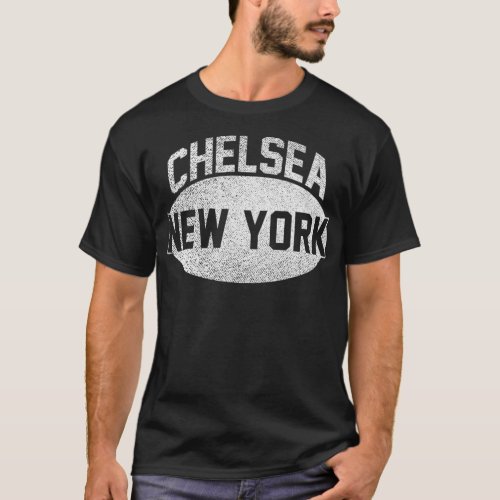 Chelsea New York City Retro Vintage Neighborhood N T_Shirt