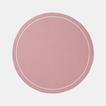 Chelsea Pink Blush And White Rug by Letsrendevoo at Zazzle