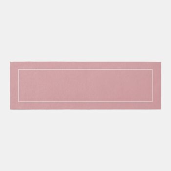 Chelsea Pink Blush And White Runner by Letsrendevoo at Zazzle