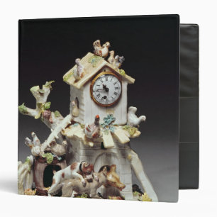 Chelsea porcelain farmyard clock case binder