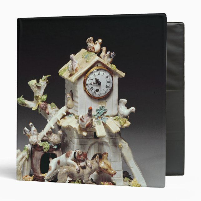 Chelsea porcelain farmyard clock case binder (Front/Inside)