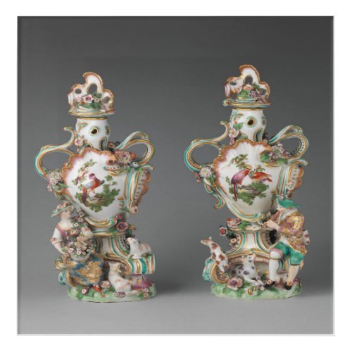 Chelsea Porcelain Twin Vase Acrylic Print