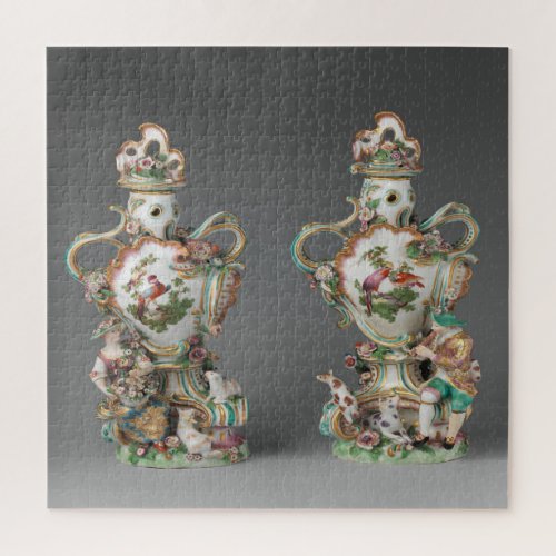 Chelsea Porcelain Twin Vase Jigsaw Puzzle