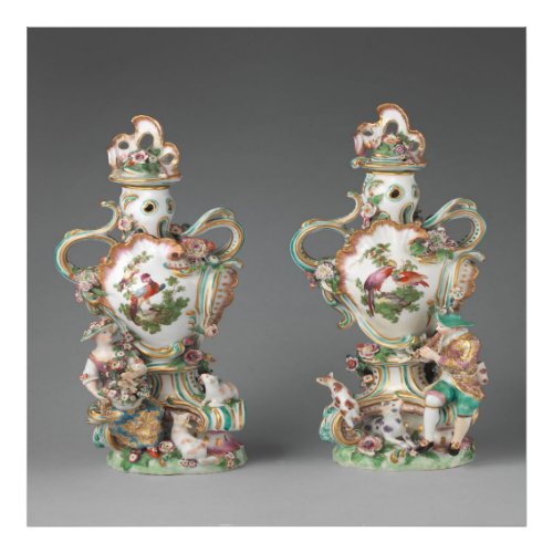 Chelsea Porcelain Twin Vase Photo Print