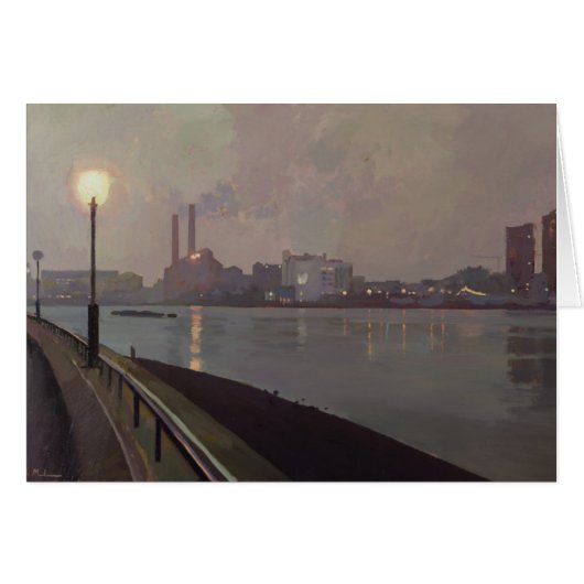 Chelsea Power Station by Night (Front Horizontal)