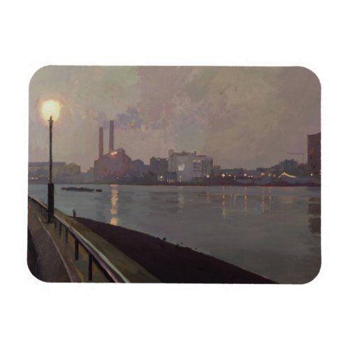 Chelsea Power Station by Night Magnet