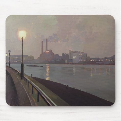 Chelsea Power Station by Night Mouse Pad