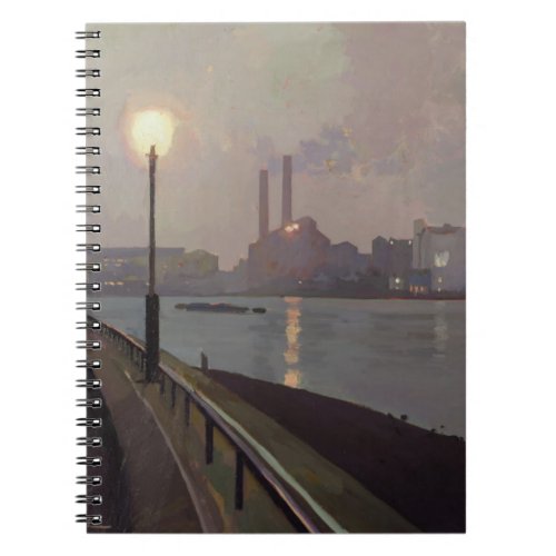 Chelsea Power Station by Night Notebook