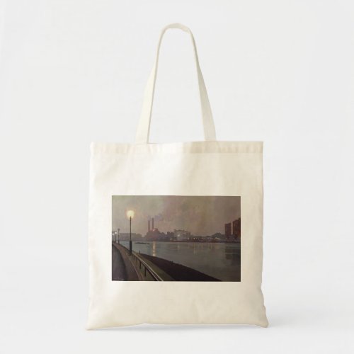 Chelsea Power Station by Night Tote Bag