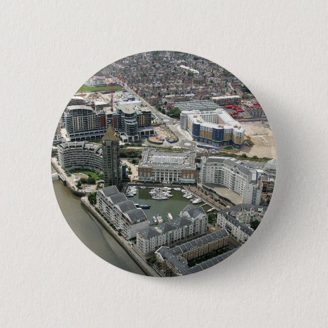 Chelsea Wharf Pinback Button (Front)