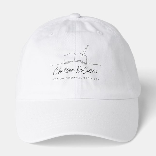 Chelsea's World Of Books Baseball Cap (Front)
