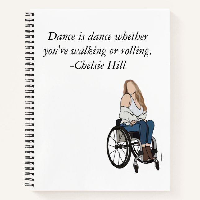 Chelsie Hill Dance is Dance notebook (Front)