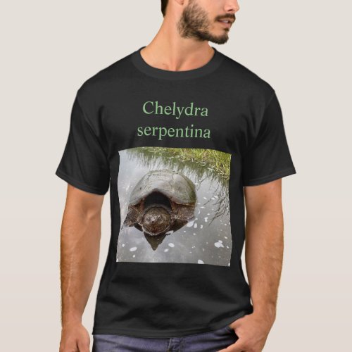 Chelydra serpentina common snapping turtle T_Shirt