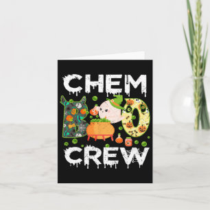 Chem Boo Crew Halloween Chemist Match Card