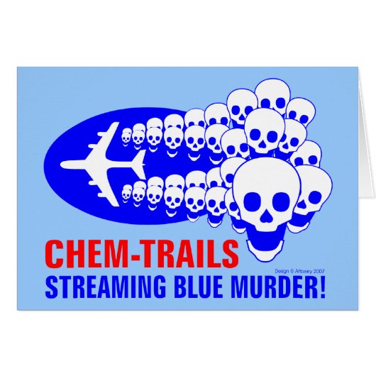 Chem Trails Cards (Front Horizontal)