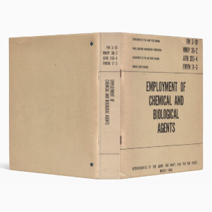 Chemical/Biological Agent Field Manual...Binder! Binder