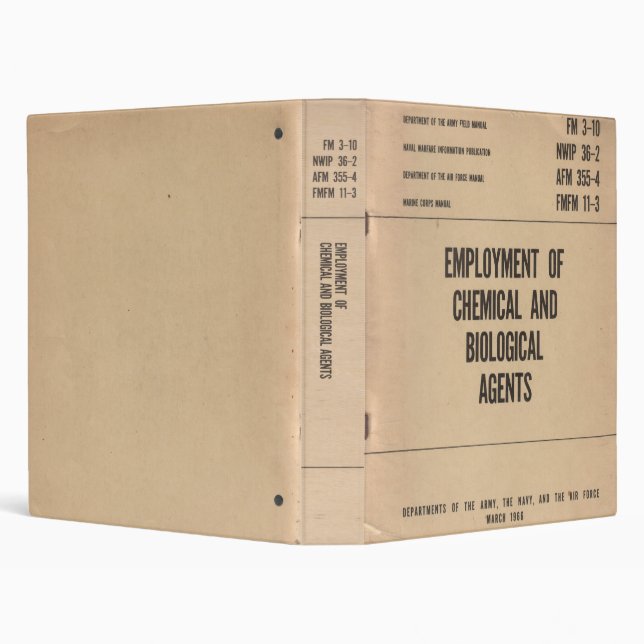 Chemical/Biological Agent Field Manual...Binder! Binder (Background)