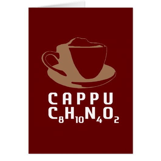 Chemical Cappuccino Cards (Front)