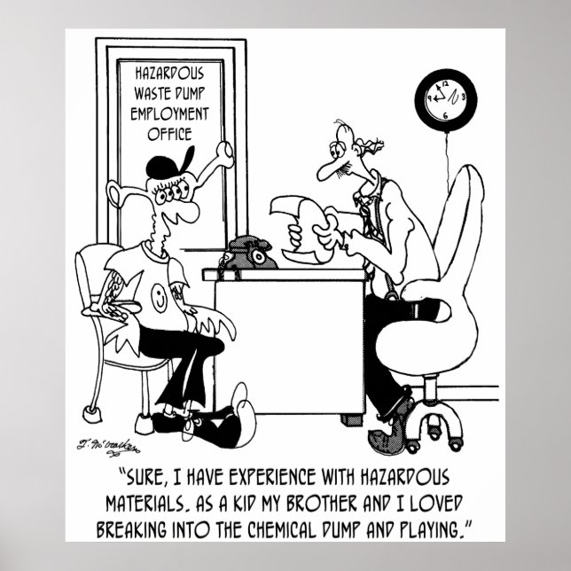 Chemical Cartoon 8791 Poster (Front)