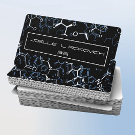 Chemical Chemistry Symbols Business Card Template