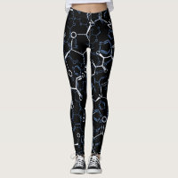 Chemical Chemistry Symbols Womens Running Yoga Leggings