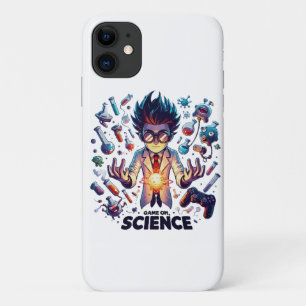 Chemical Concoction Game On, Science Theme iPhone 11 Case