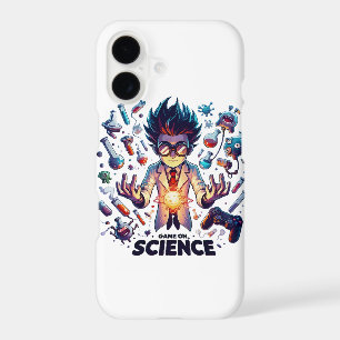 Chemical Concoction Game On, Science Theme iPhone 17 Case
