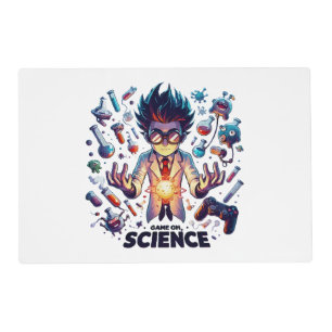 Chemical Concoction Game On, Science Theme Placemat