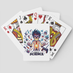 Chemical Concoction Game On, Science Theme Poker Cards