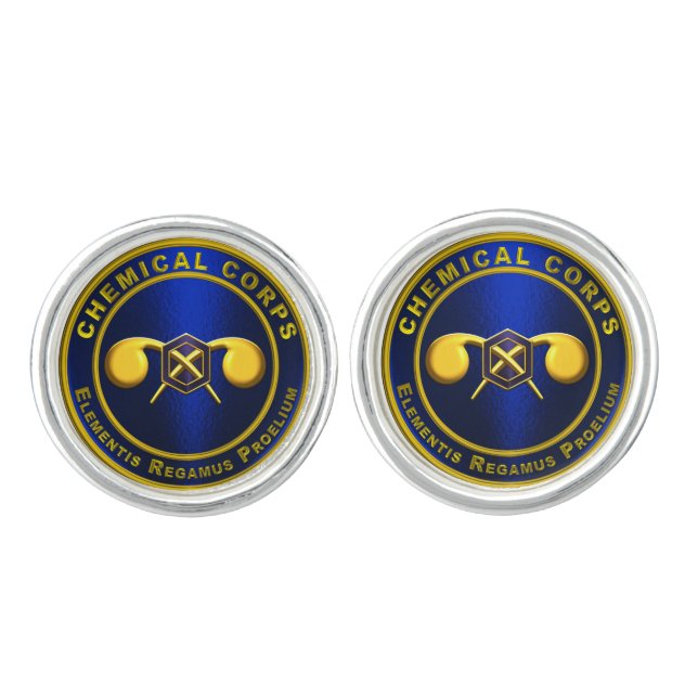 Chemical Corps Cufflinks (Front)