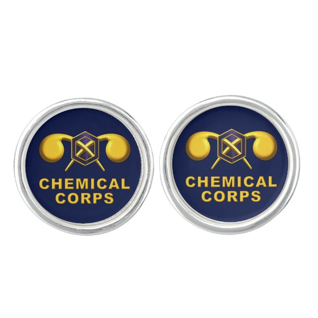 Chemical Corps Cufflinks (Front)