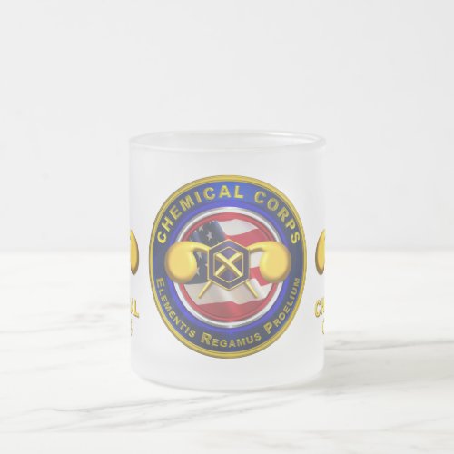 Chemical Corps  Frosted Glass Coffee Mug
