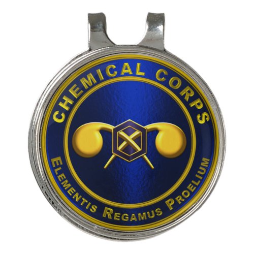 Chemical Corps  Golf Hat Clip