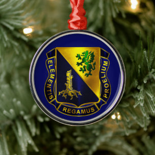 Chemical Corps Metal Ornament