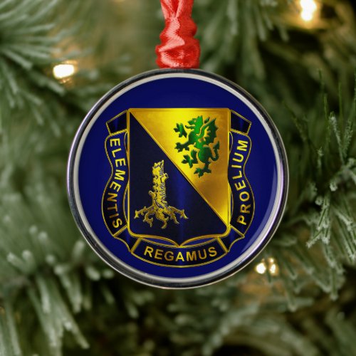 Chemical Corps  Metal Ornament