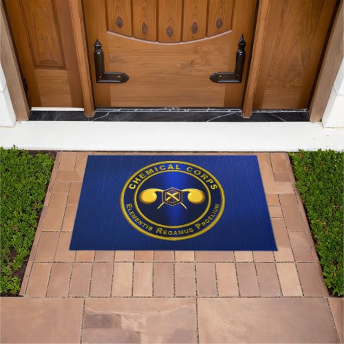 Chemical Corps Veteran Doormat