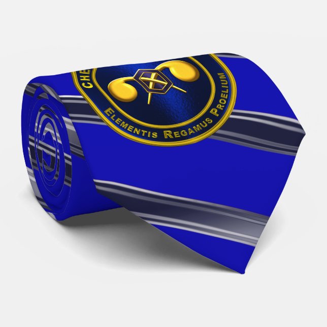 Chemical Corps Veteran  Neck Tie (Rolled)
