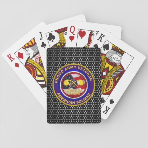 Chemical Corps Veteran Playing Cards