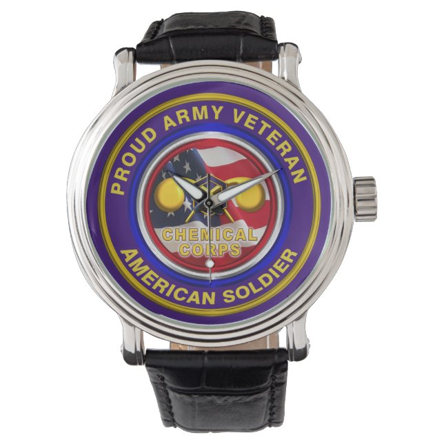 Chemical Corps Veteran  Watch (Front)