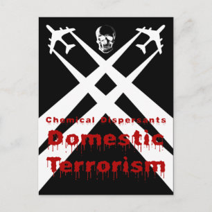 Chemical Dispersants are Domestic Terrorism Postcard