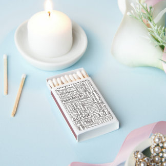 chemical element matchboxes