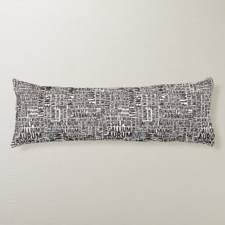 Chemical Elements Body Pillow