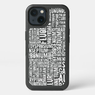 Chemical Elements... Carved Wood iPhone Case