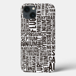 Chemical Elements... Carved Wood iPhone Case