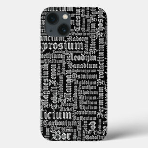Chemical Elements iPhone 13 Case