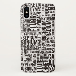 Chemical Elements... iPhone X Case