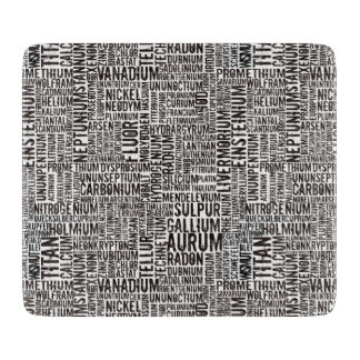 Chemical Elements Cutting Board