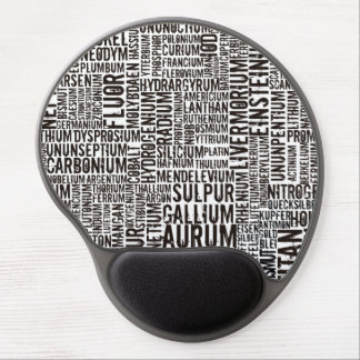 Chemical Elements Gel Mousepad