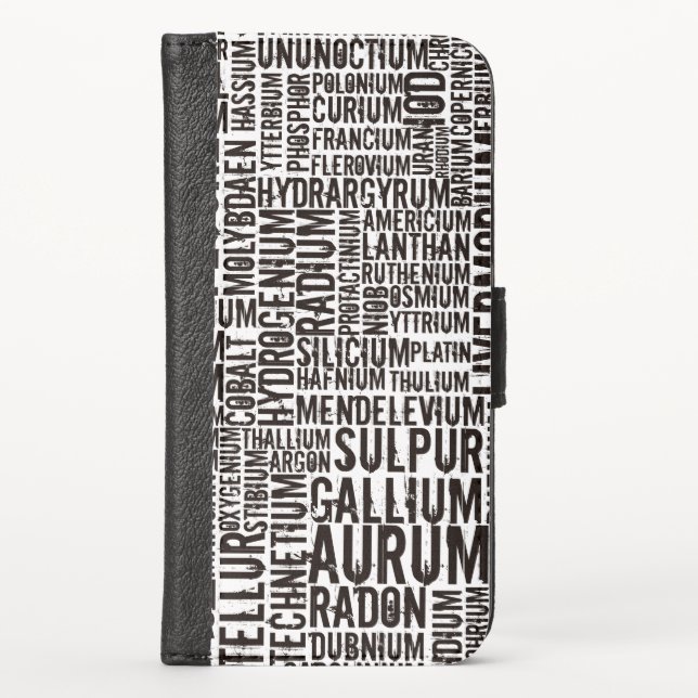 Chemical Elements... iPhone Wallet Case (Front)